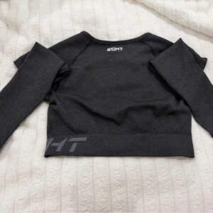ECHT Charcoal Long Sleeve Top
